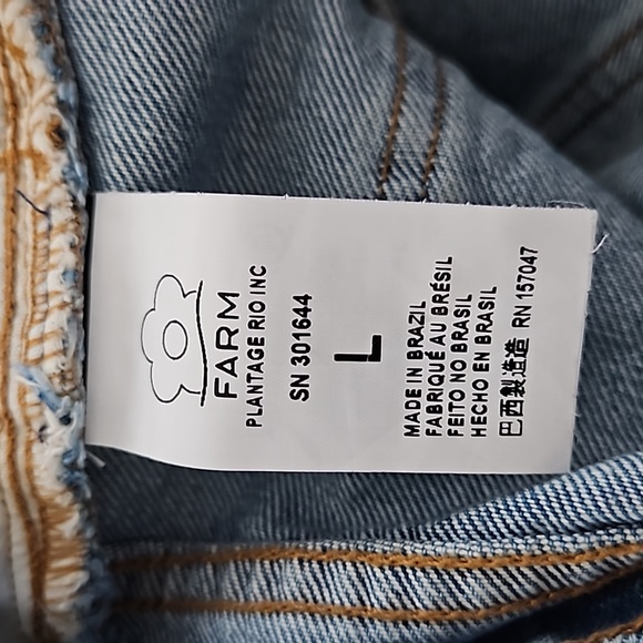 NWT Farm Rio Jean Shorts - Picture 10 of 10